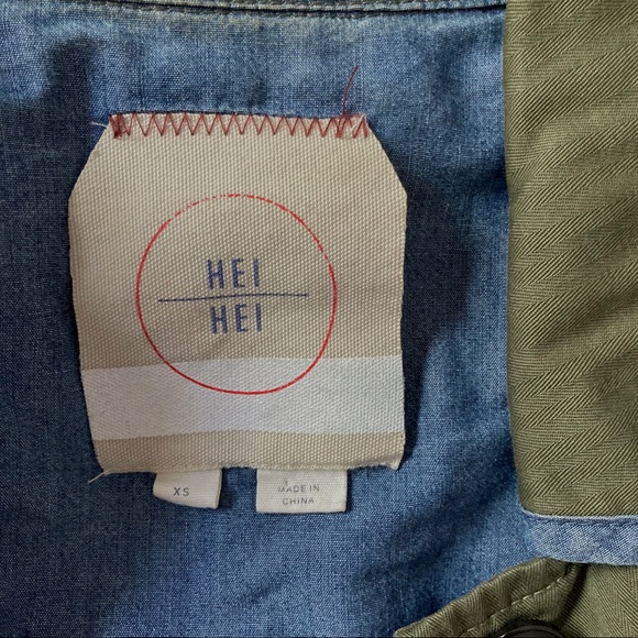 Anthropologie Green Embroidered Utility Jacket, XS - Picture 7 of 9